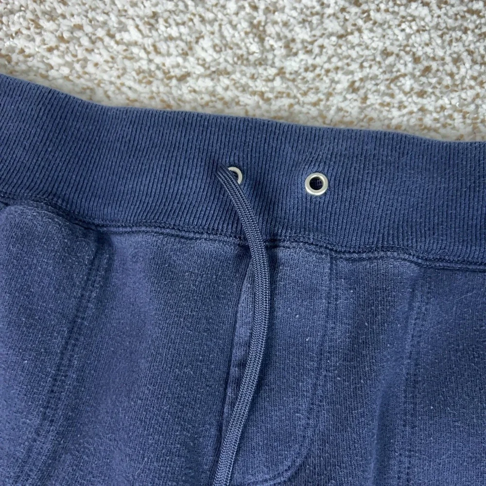 Polo Ralph Lauren Pants Womens M Blue Fleece Sweatpants Jogger Pockets Lounge